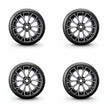 Pack de 4 Jantes + pneus 18