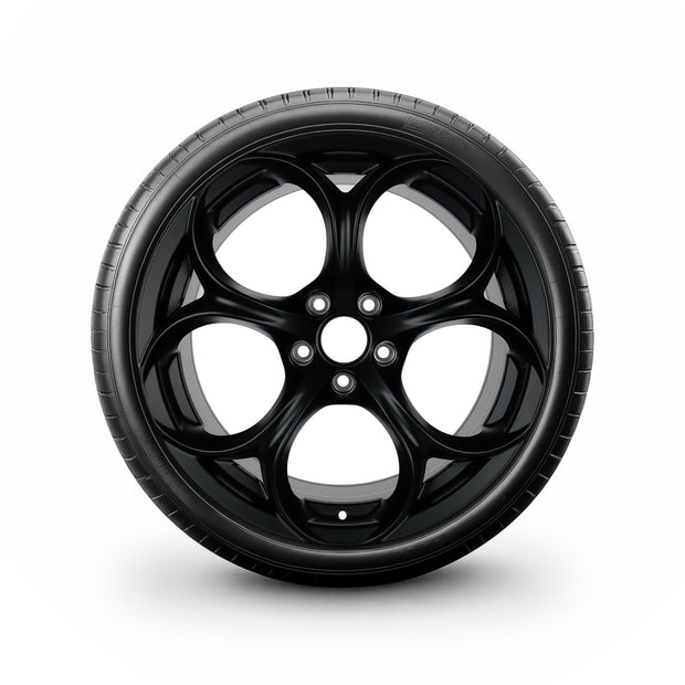 Pack de 4 Jantes + pneus 19" Alfa-Romeo Giulia Type 952 — Roue montée avec jante et pneu