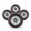 Pack de 4 Jantes + pneus 18
