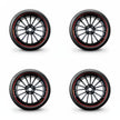 Pack de 4 Jantes + pneus 18