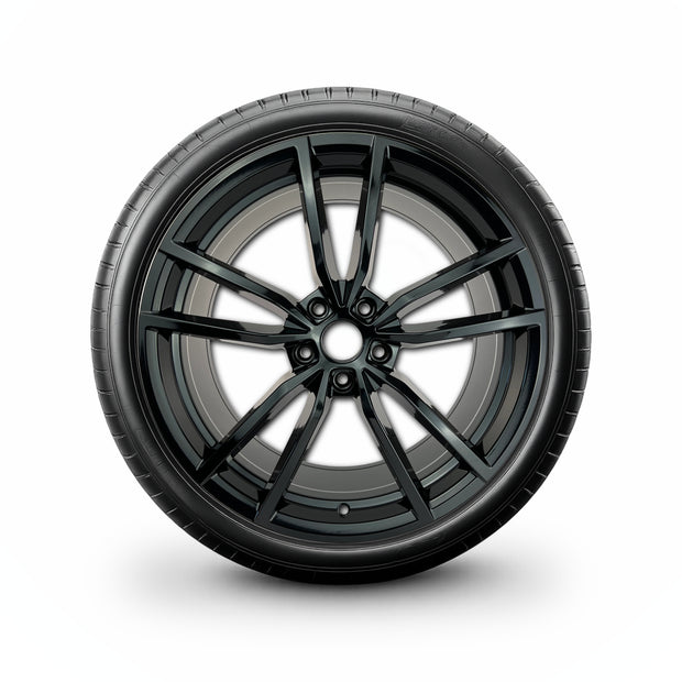 Pack de 4 Jantes + pneus 19" Audi A5 B10 / S5 B10 — Roue montée avec jante et pneu