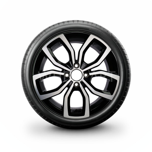 Pack de 4 Jantes + pneus 16" Renault Clio IV Facelift V V Facelift — Roue montée avec jante et pneu