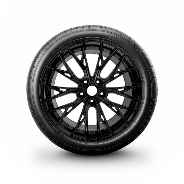 Pack de 4 Jantes + pneus 17" Renault Espace V JFC Facelift — Roue montée avec jante et pneu