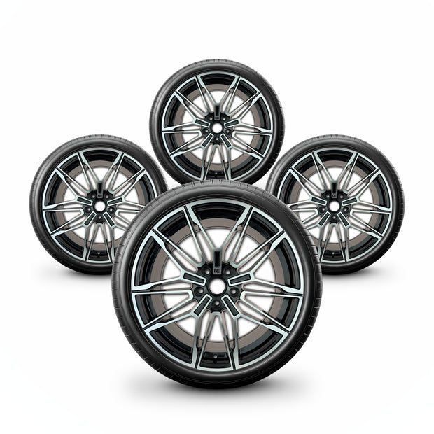 Pack de 4 Jantes + pneus 19" BMW Série 2 G42 / Série 3 G20/G21 / Série 4 G22/G23/G26 — vue principale