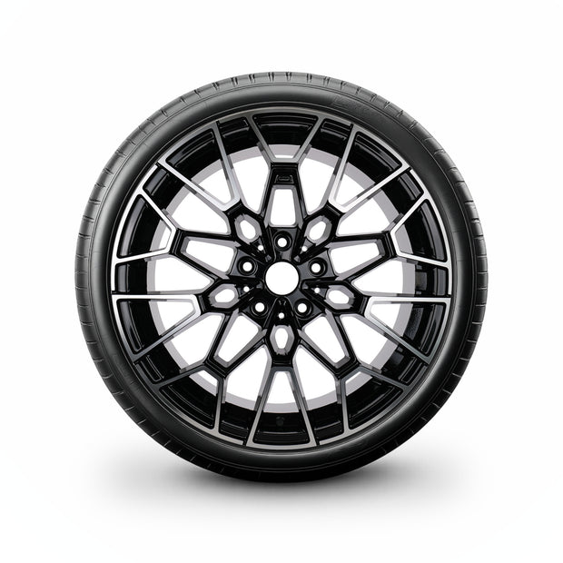 Pack de 4 Jantes + pneus 19" BMW Série 2 G42 / Série 3 G20/G21 / Série 4 G22/G23/G26 — Roue montée avec jante et pneu