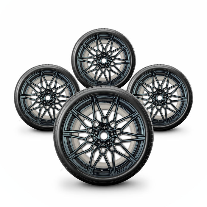 Pack de 4 Jantes + pneus 19" BMW Série 2 G42 / Série 3 G20/G21 / Série 4 G22/G23/G26 — vue principale
