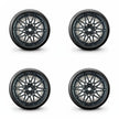 Pack de 4 Jantes + pneus 19