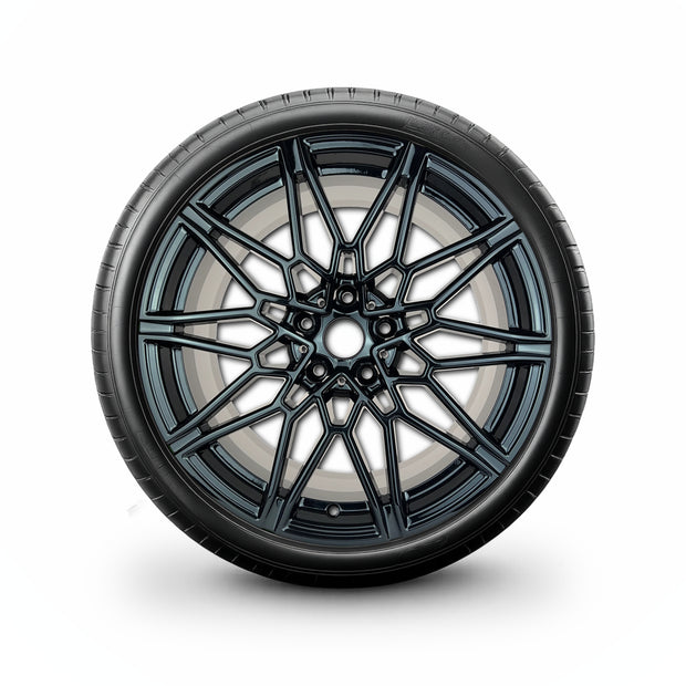 Pack de 4 Jantes + pneus 19" BMW Série 2 G42 / Série 3 G20/G21 / Série 4 G22/G23/G26 — Roue montée avec jante et pneu