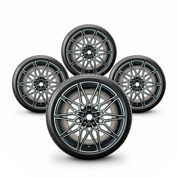 Pack de 4 Jantes + pneus 19" BMW Série 2 G42 / Série 3 G20/G21 / Série 4 G22/G23/G26 — vue principale