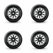 Pack de 4 Jantes + pneus 19