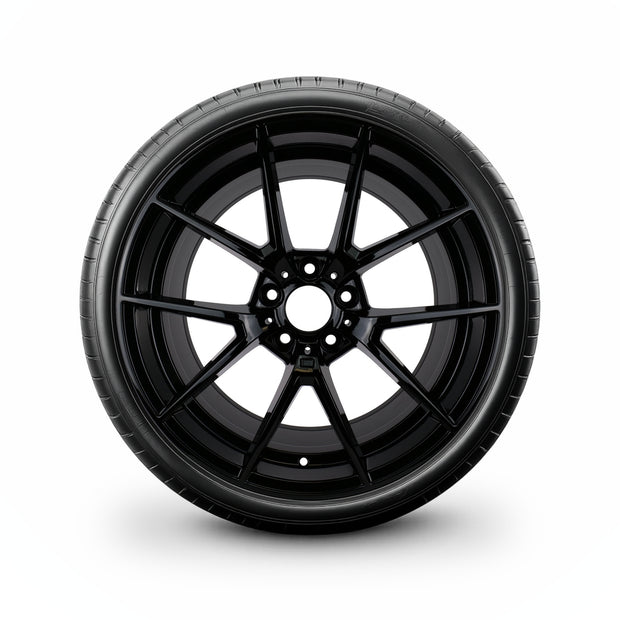 Pack de 4 Jantes + pneus 19" BMW Série 3 E90/E91/E92/E93 — Roue montée avec jante et pneu