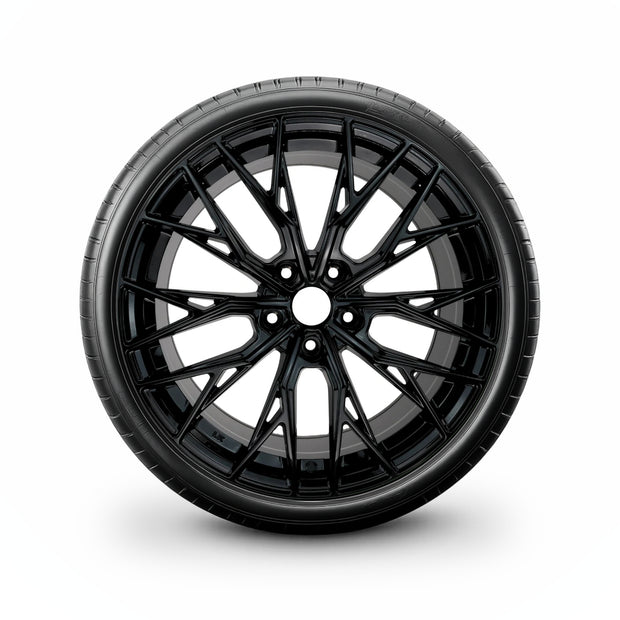 Pack de 4 Jantes + pneus 19" BMW Série 3 E90/E91/E92/E93 — Roue montée avec jante et pneu