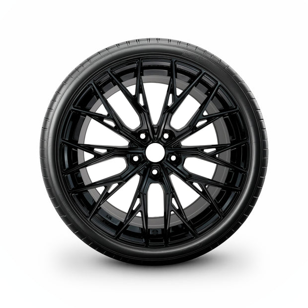 Pack de 4 Jantes + pneus 19" BMW Série 3 E90/E91/E92/E93 — Roue montée avec jante et pneu