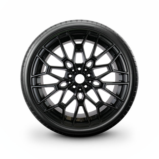 Pack de 4 Jantes + pneus 19" BMW Série 3 E90/E91/E92/E93 — Roue montée avec jante et pneu