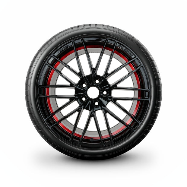 Pack de 4 Jantes + pneus 18" Audi A4 B9 / S4 B9 — Roue montée avec jante et pneu