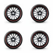 Pack de 4 Jantes + pneus 19