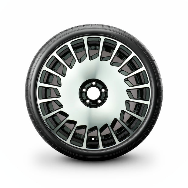 Pack de 4 Jantes + pneus 20" Mercedes S-Class W223 — Roue montée avec jante et pneu