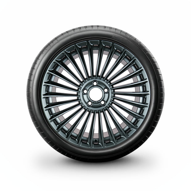 Pack de 4 Jantes + pneus 18" Mercedes GLA H247 / GLB X247 — Roue montée avec jante et pneu