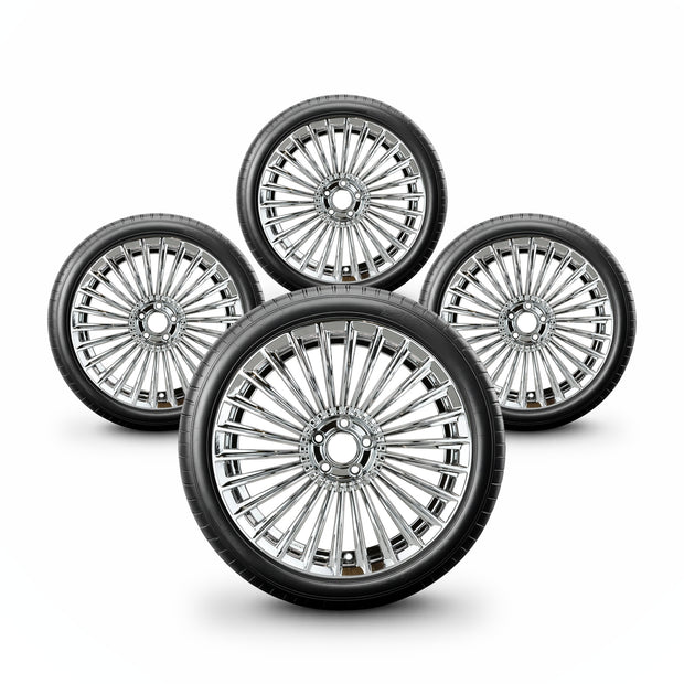 Pack de 4 Jantes + pneus 18" Mercedes GLA H247 / GLB X247 — vue principale