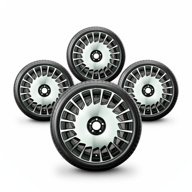 Pack de 4 Jantes + pneus 18" Mercedes GLA H247 / GLB X247 — vue principale