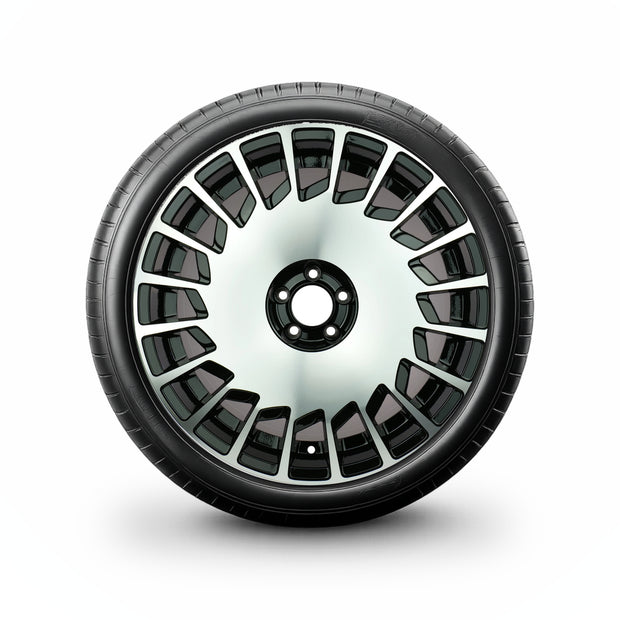 Pack de 4 Jantes + pneus 18" Mercedes GLA H247 / GLB X247 — Roue montée avec jante et pneu