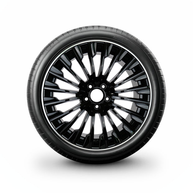 Pack de 4 Jantes + pneus 18" Mercedes GLA H247 / GLB X247 — Roue montée avec jante et pneu