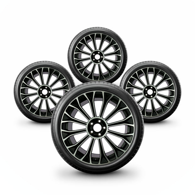 Pack de 4 Jantes + pneus 18" Mercedes GLA H247 / GLB X247 — vue principale