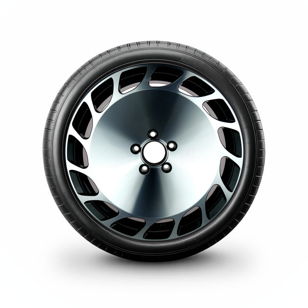 Pack de 4 Jantes + pneus 18" Mercedes GLA H247 / GLB X247 — Roue montée avec jante et pneu