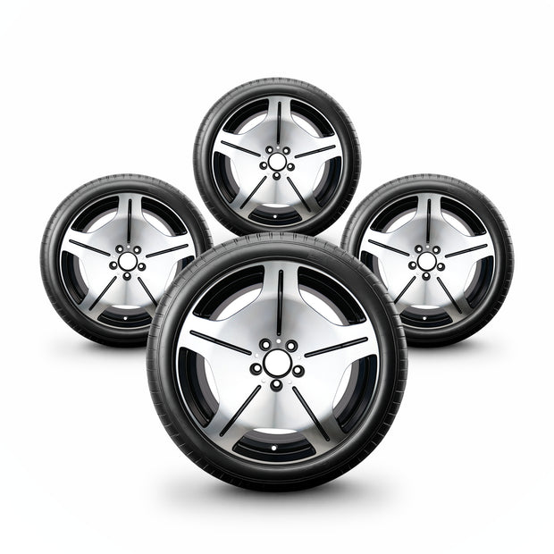 Pack de 4 Jantes + pneus 17" Mercedes GLA H247 / GLB X247 — vue principale