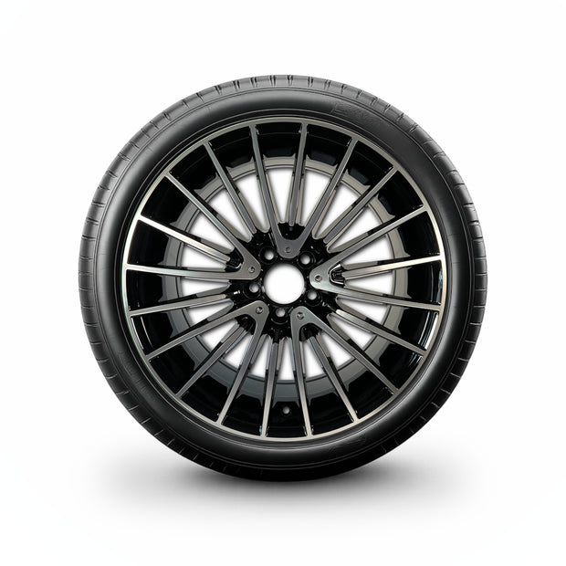 Pack de 4 Jantes + pneus 18" Mercedes GLA H247 / GLB X247 — Roue montée avec jante et pneu