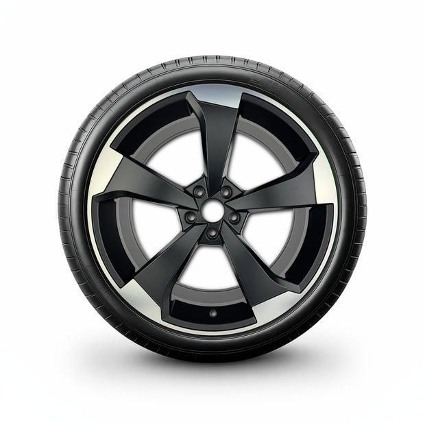 Pack de 4 Jantes + pneus 20" Audi SQ5 8R FY — Roue montée avec jante et pneu