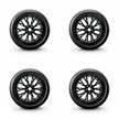 Pack de 4 Jantes + pneus 18