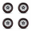 Pack de 4 Jantes + pneus 19