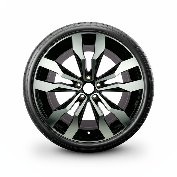 Pack de 4 Jantes + pneus 19" Volkswagen Golf 5 6 7 8 — Roue montée avec jante et pneu