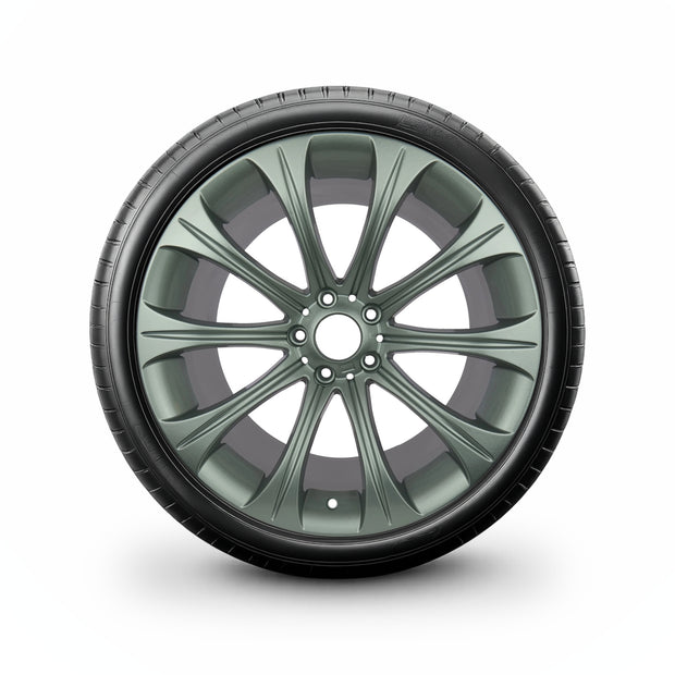 Pack de 4 Jantes + pneus 19" BMW Série 6 E63/E64 — Roue montée avec jante et pneu