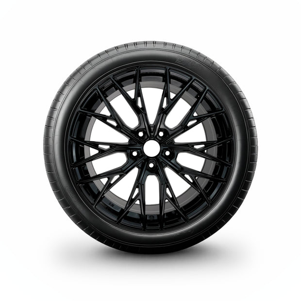 Pack de 4 Jantes + pneus 17" Peugeot 3008 II — Roue montée avec jante et pneu
