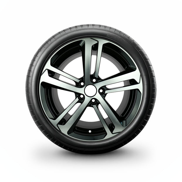 Pack de 4 Jantes + pneus 17" Citroën C4 III / ë-C4 — Roue montée avec jante et pneu