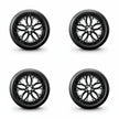 Pack de 4 Jantes + pneus 18