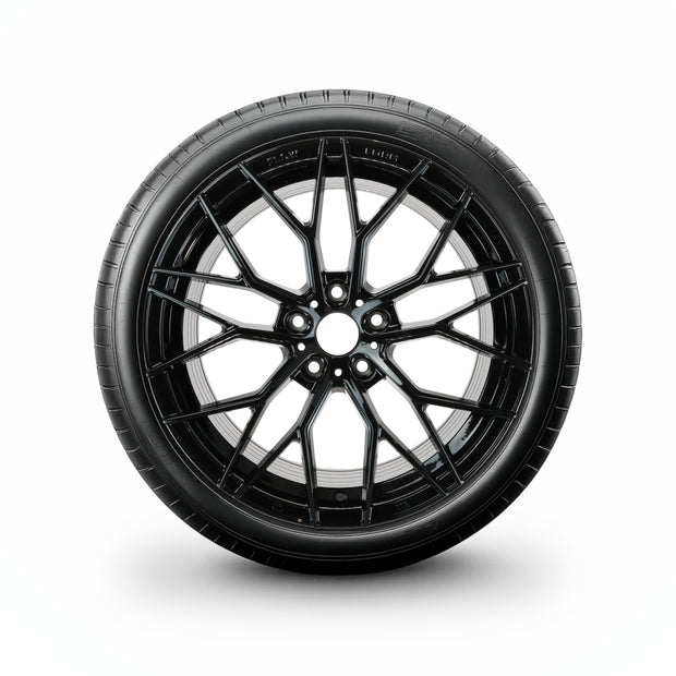 Pack de 4 Jantes + pneus 18" Toyota C-HR II AX20 — Roue montée avec jante et pneu