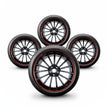 Pack de 4 Jantes + pneus 18