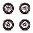 Pack de 4 Jantes + pneus 19
