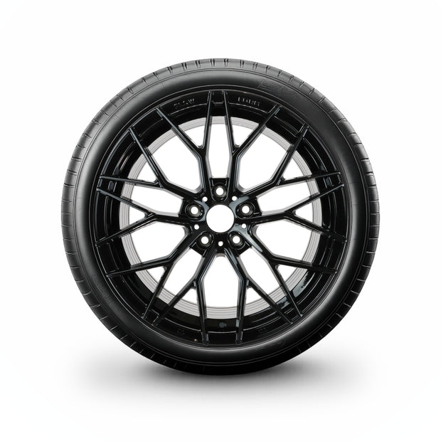 Pack de 4 Jantes + pneus 18" Renault Espace VI — Roue montée avec jante et pneu