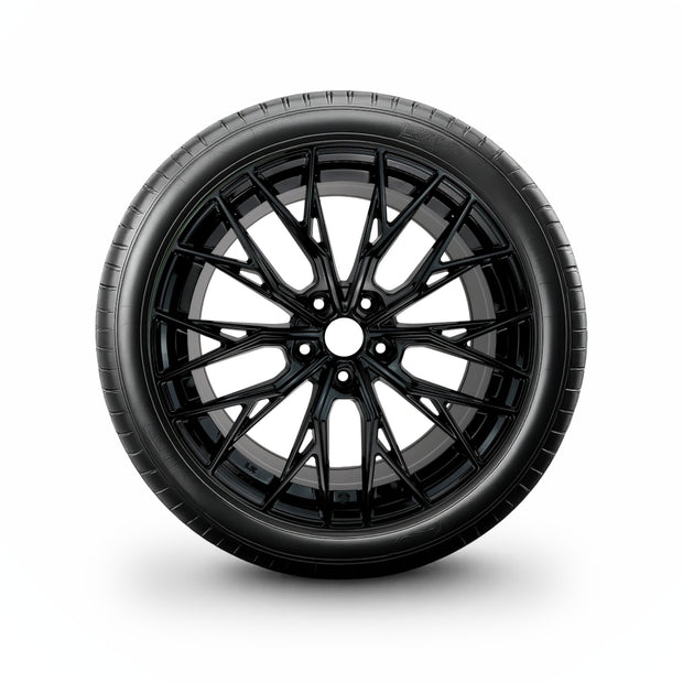 Pack de 4 Jantes + pneus 17" Renault Arkana LJL / Captur II JB/JE / Captur II JB/JE Facelift / Kadjar HA/HL Facelift — Roue montée avec jante et pneu