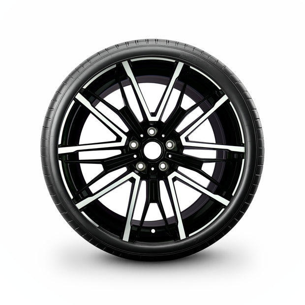 Pack de 4 Jantes + pneus 20" BMW Série 7 F01/F02/F03/F04 / X3 F25 / X4 F26 — Roue montée avec jante et pneu