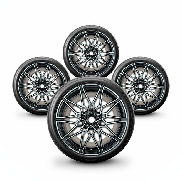 Pack de 4 Jantes + pneus 19" BMW Série 7 G70 / X3 G01 / X3 G45/G48 / X4 G02 — vue principale