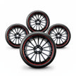 Pack de 4 Jantes + pneus 18