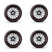 Pack de 4 Jantes + pneus 18