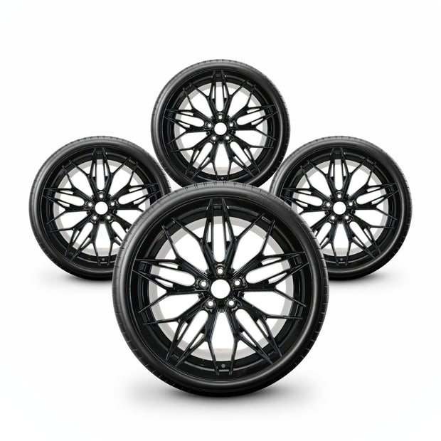 Pack de 4 Jantes + pneus 19" Volkswagen Golf 5 6 7 8 — vue principale