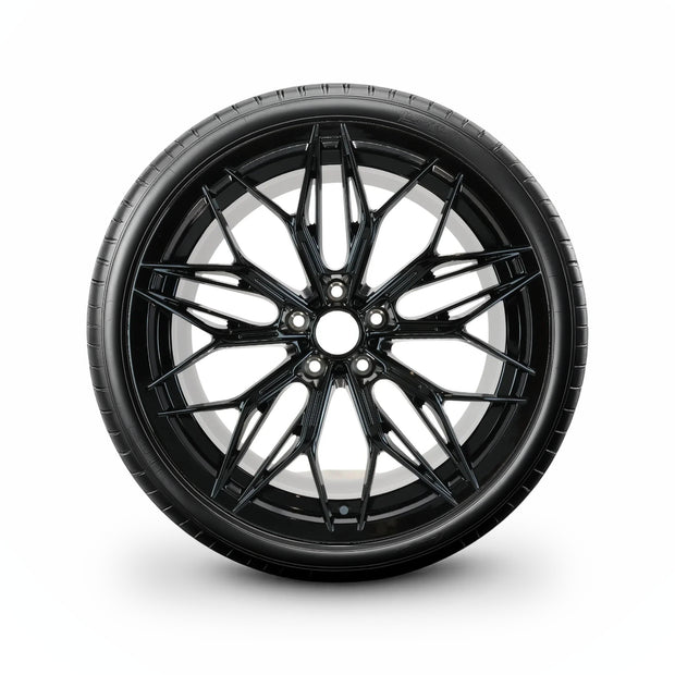Pack de 4 Jantes + pneus 19" Volkswagen Golf 5 6 7 8 — Roue montée avec jante et pneu