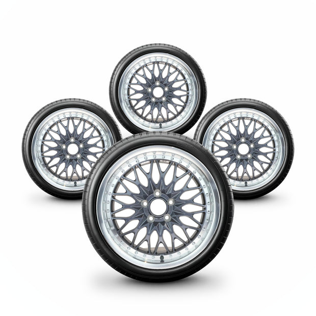 Pack de 4 Jantes + pneus 17" Volkswagen Golf 5 6 7 8 — vue principale